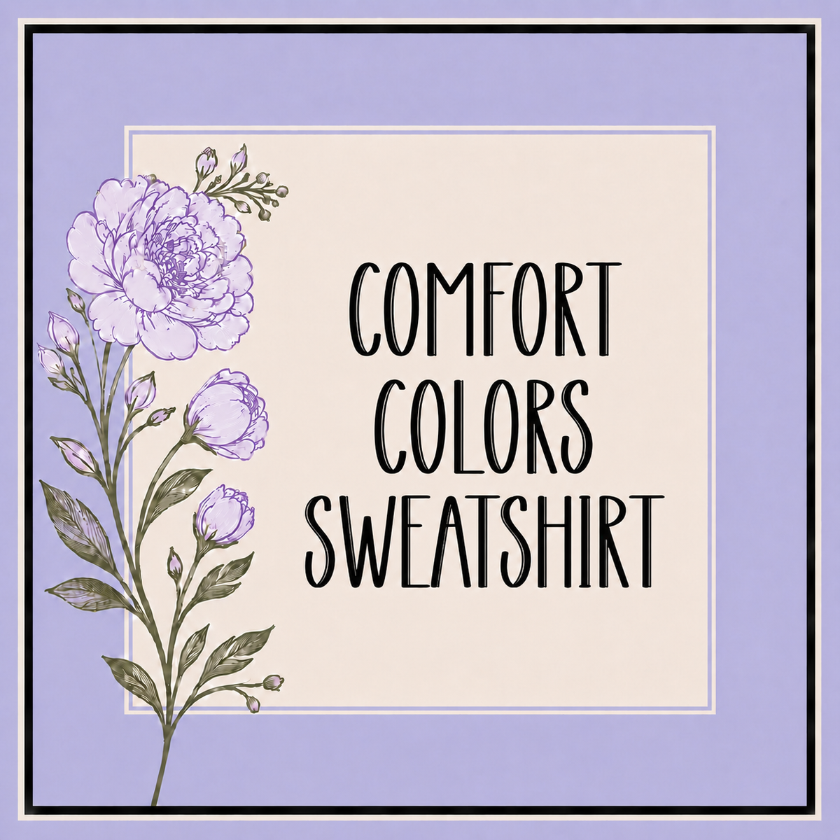 Comfort Colors Crewneck Sweatshirt-Facebook Order
