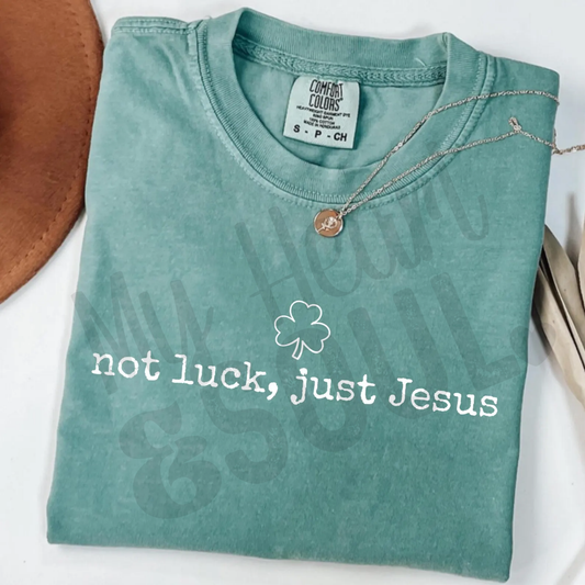 St Patrick's Day Not Luck Just Jesus